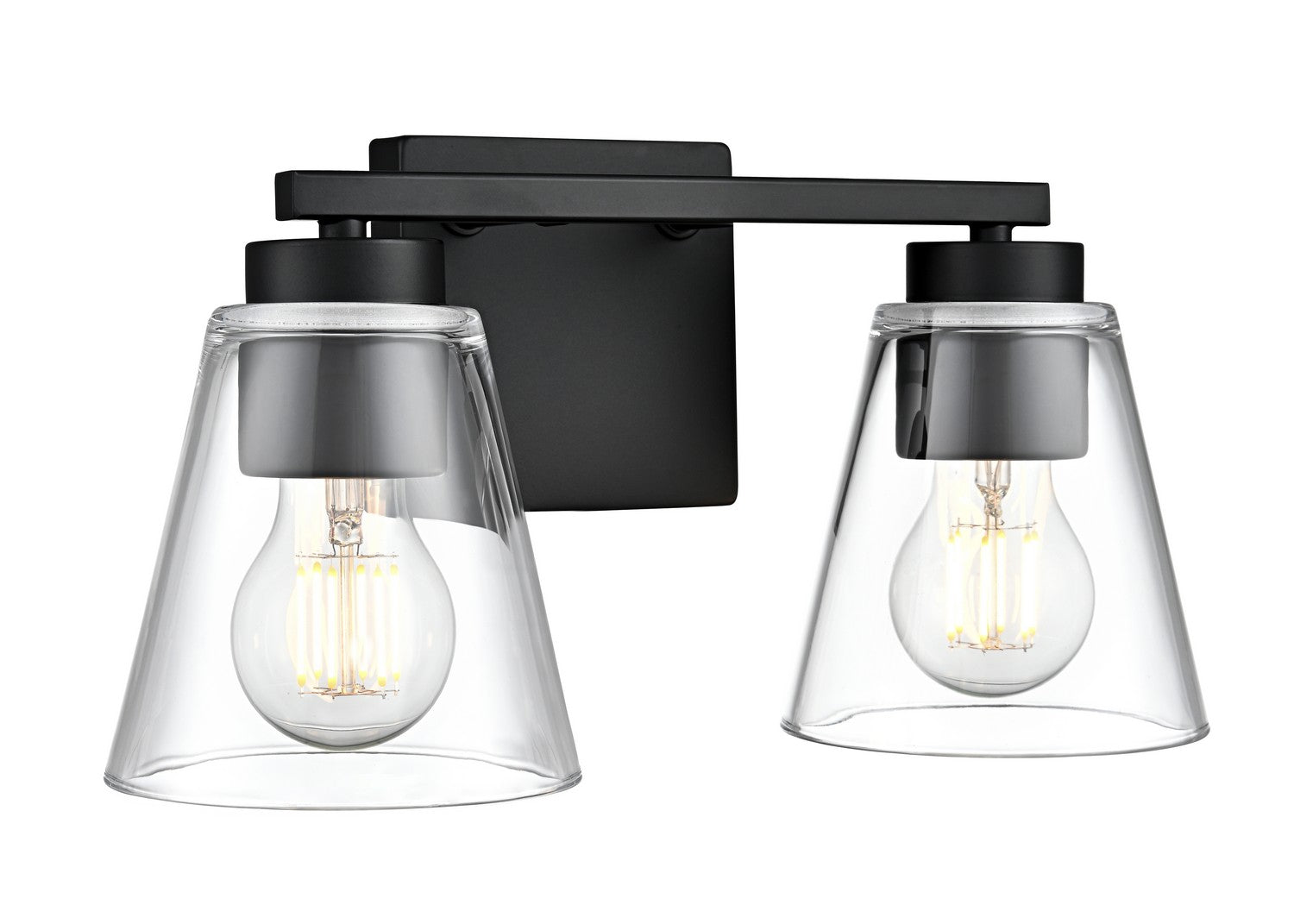 Millennium - 64002-MB - Two Light Vanity - Strayhan - Matte Black