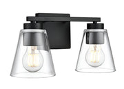 Millennium - 64002-MB - Two Light Vanity - Strayhan - Matte Black