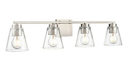 Millennium - 64004-BN - Four Light Vanity - Strayhan - Brushed Nickel