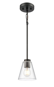 Millennium - 64101-MB - One Light Mini Pendant - Strayhan - Matte Black