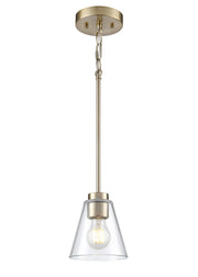 Millennium - 64101-MG - One Light Mini Pendant - Strayhan - Modern Gold