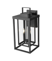 Millennium - 901002-PBK - Two Light Outdoor Wall Lantern - McDonough - Powder Coated Black