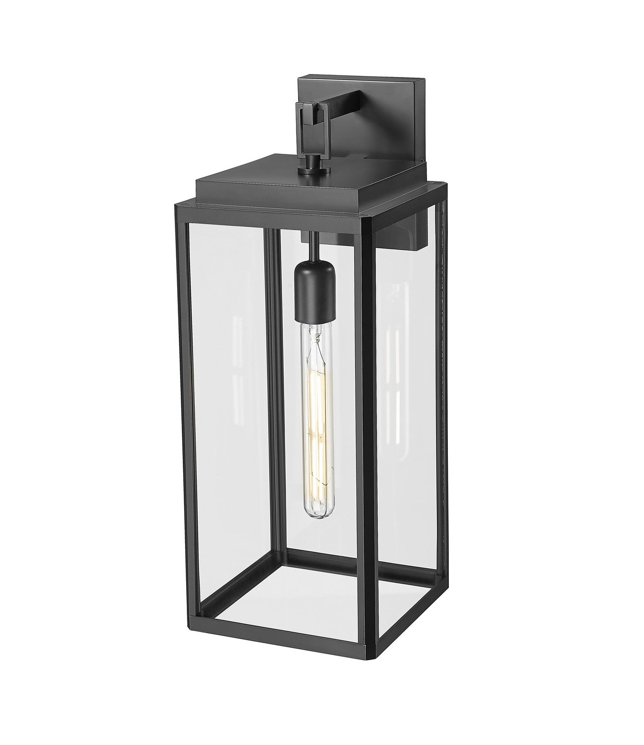 Millennium - 902201-PBK - One Light Outdoor Wall Lantern - Alpharetta - Powder Coated Black