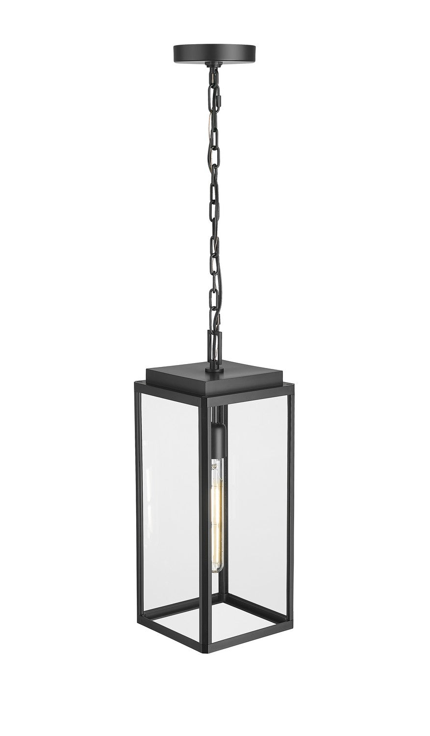 Millennium - 902301-PBK - One Light Outdoor Hanging Lantern - Alpharetta - Powder Coated Black