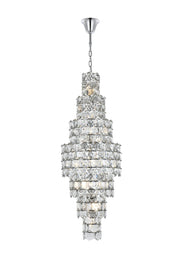Elegant Lighting - 1050SR24C - 26 Light Chandelier - Adaline - Chrome