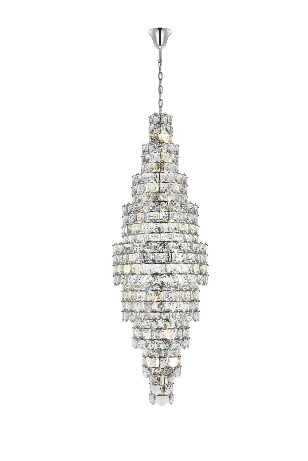 Elegant Lighting - 1050SR30C - 41 Light Chandelier - Adaline - Chrome