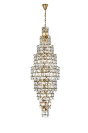 Elegant Lighting - 1050SR30SG - 41 Light Chandelier - Adaline - Satin Gold