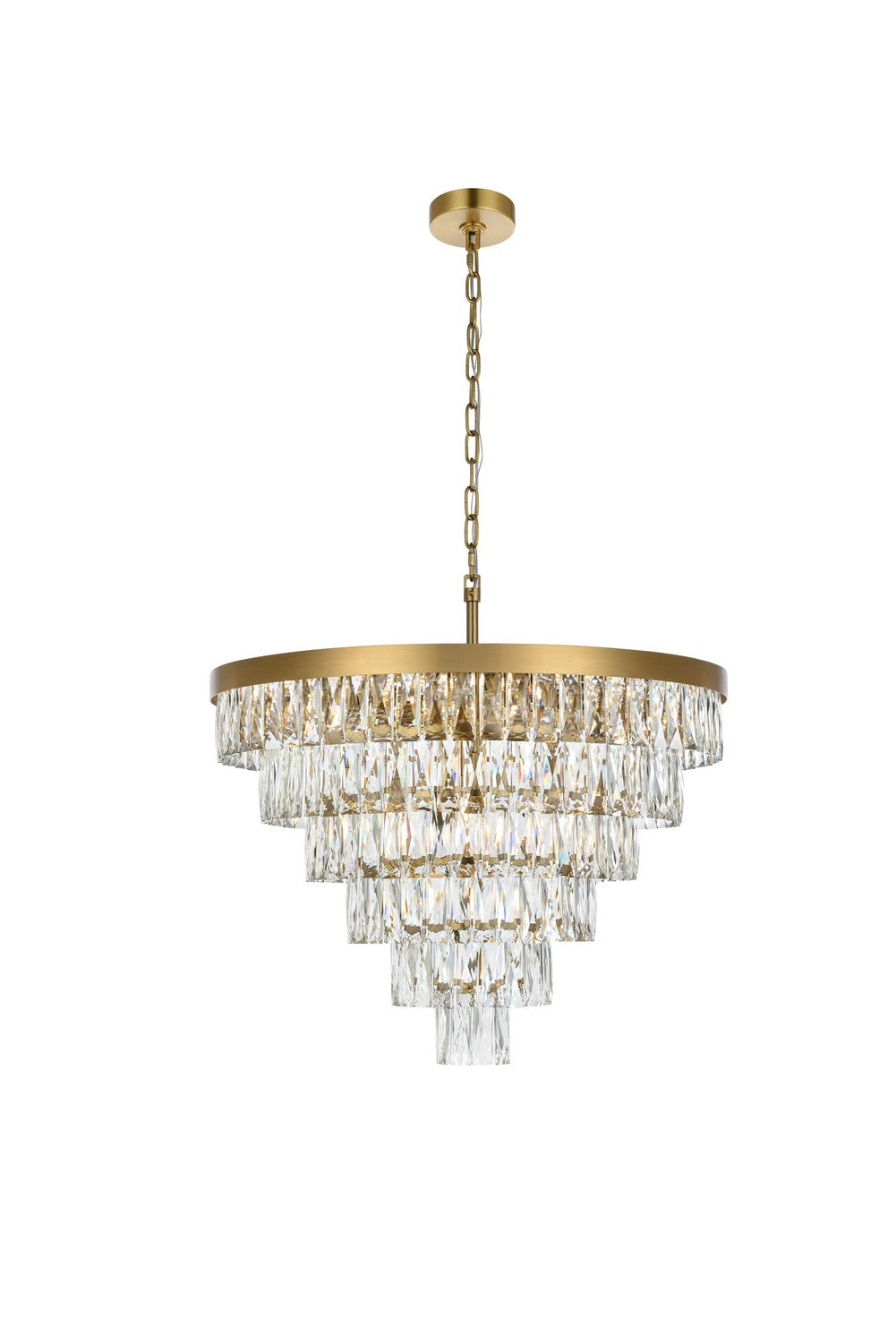 Elegant Lighting - 1060D27SG - 13 Light Chandelier - Josephine - Satin Gold