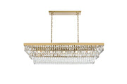 Elegant Lighting - 1060G48SG - 17 Light Chandelier - Josephine - Satin Gold