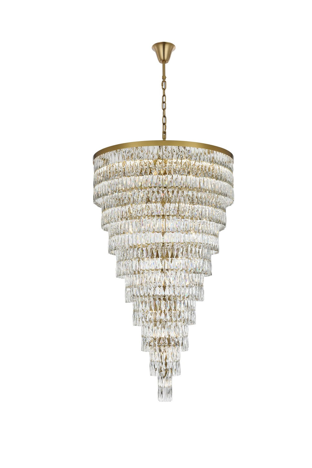 Elegant Lighting - 1060SR41SG - 61 Light Chandelier - Josephine - Satin Gold