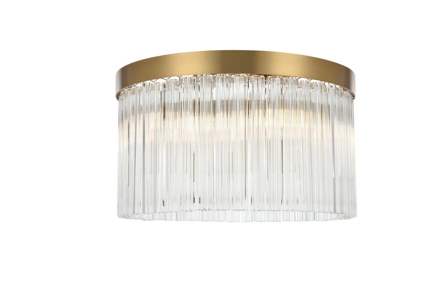 Elegant Lighting - 1070F16SG - Four Light Flush Mount - Harlow - Satin Gold