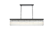 Elegant Lighting - 1070G49BK - Six Light Chandelier - Harlow - Black