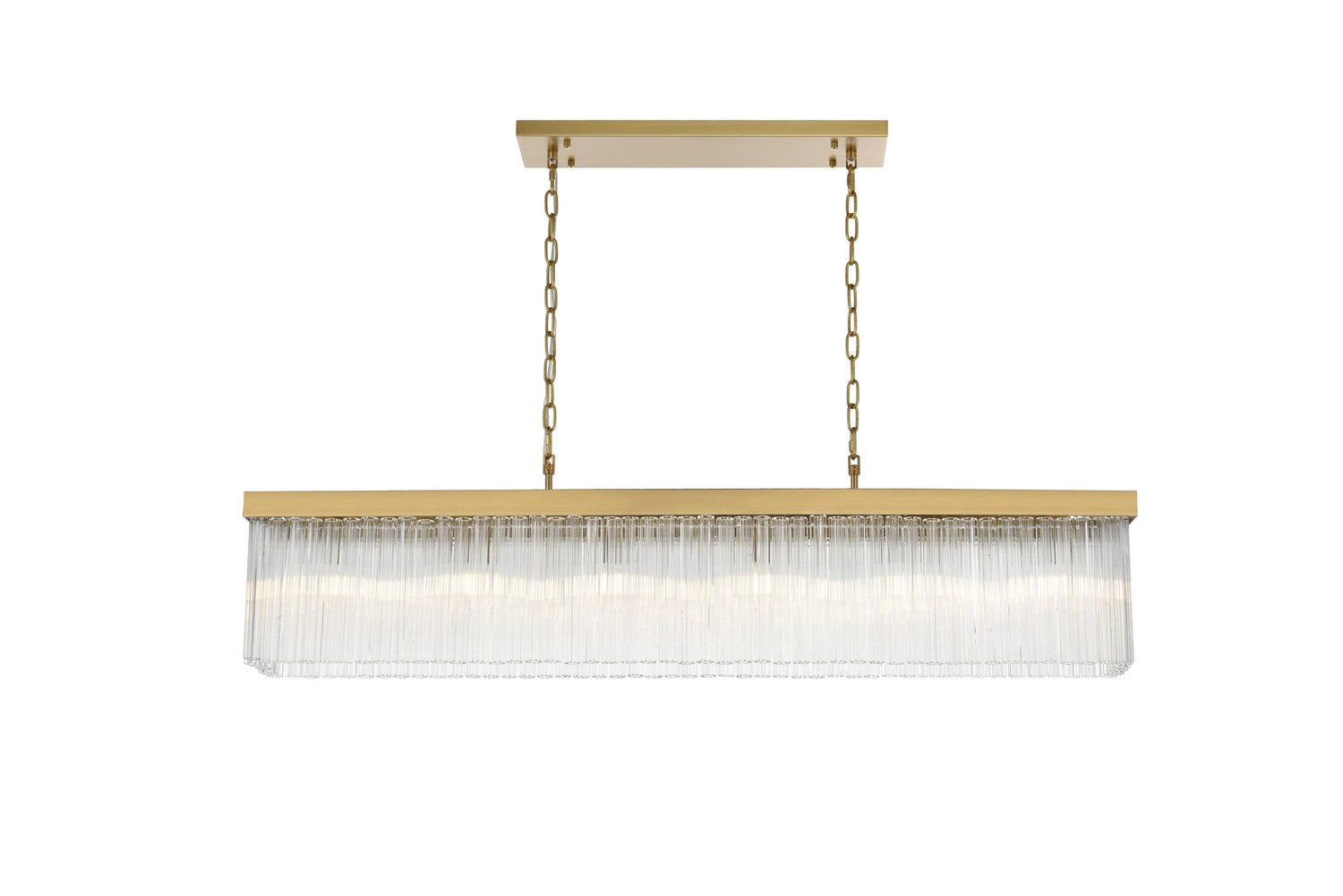 Elegant Lighting - 1070G49SG - Six Light Chandelier - Harlow - Satin Gold