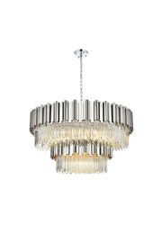 Elegant Lighting - 3400G40C - 16 Light Chandelier - Willow - Chrome