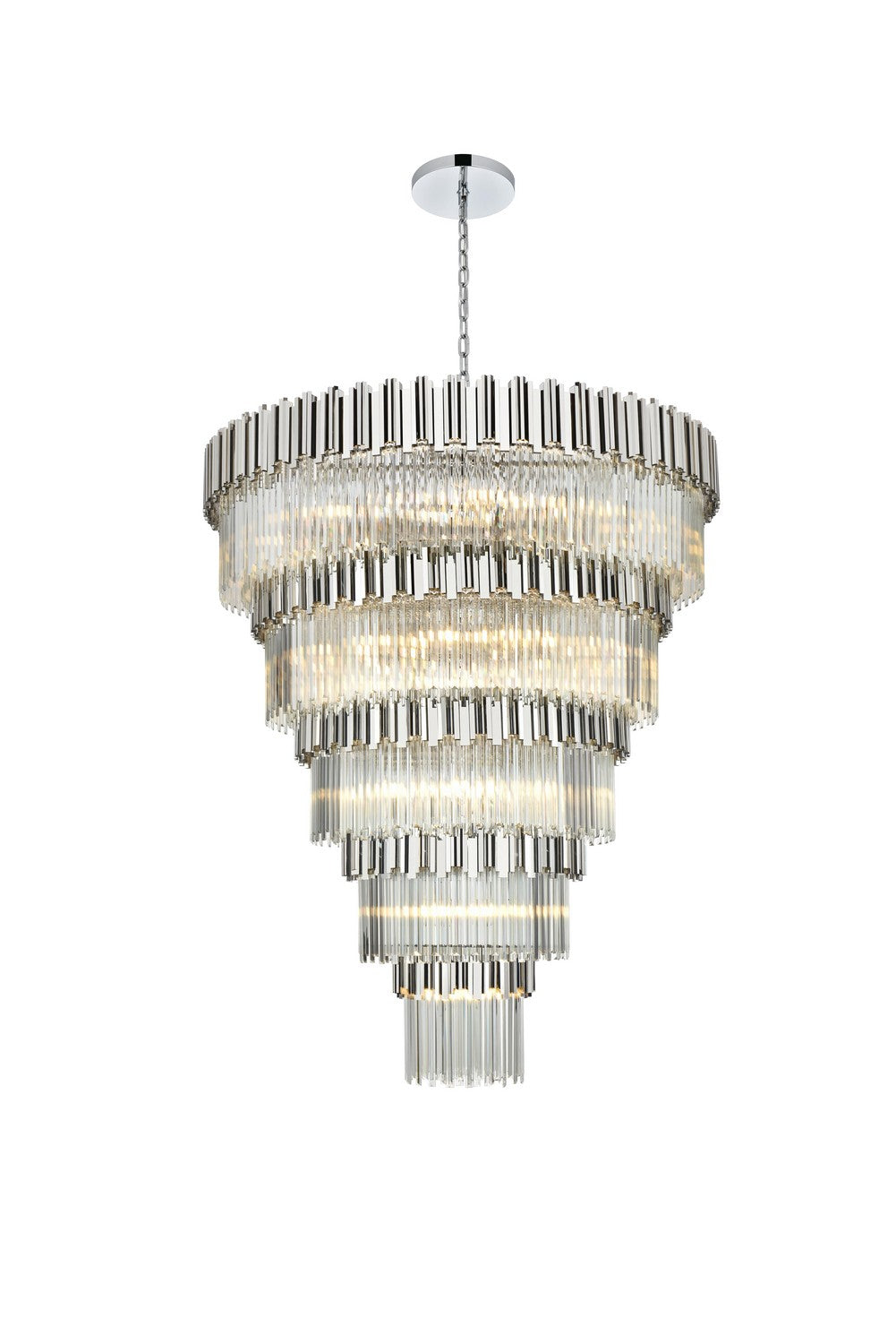 Elegant Lighting - 3400GR59C - 43 Light Chandelier - Willow - Chrome