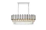 Elegant Lighting - 3401G36C - Nine Light Chandelier - Willow - Chrome