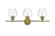 Elegant Lighting - LD2316SG - Three Light Wall Sconce - Gene - Satin Gold