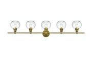 Elegant Lighting - LD2326SG - Five Light Wall Sconce - Collier - Satin Gold