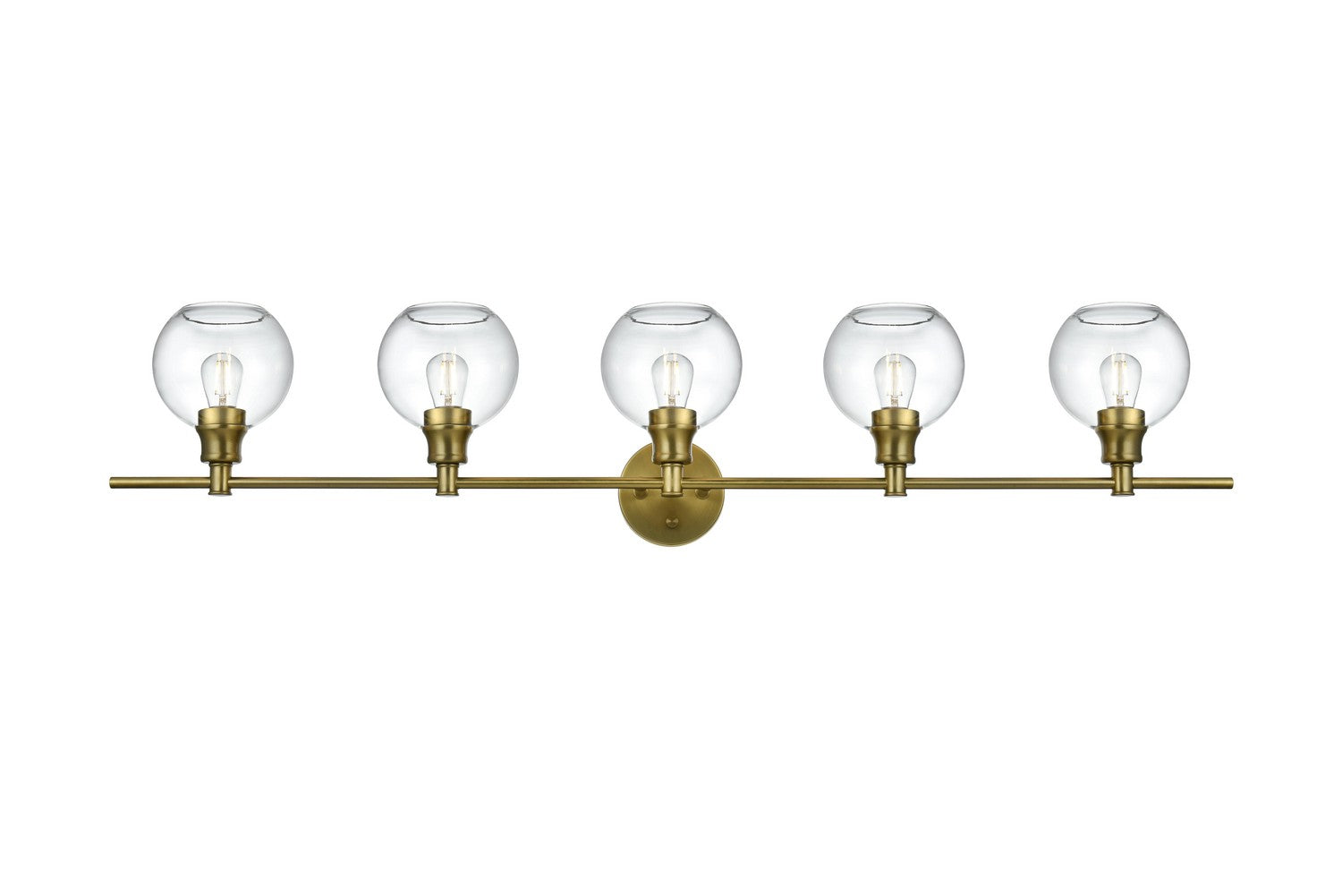 Elegant Lighting - LD2326SG - Five Light Wall Sconce - Collier - Satin Gold