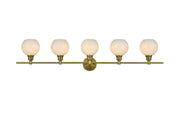 Elegant Lighting - LD2327SG - Five Light Wall Sconce - Collier - Satin Gold