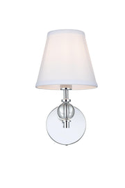 Elegant Lighting - LD7021W6C - One Light Wall Sconce - Bethany - Chrome and White
