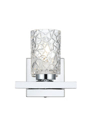 Elegant Lighting - LD7025W7C - One Light Wall Sconce - Cassie - Chrome and Clear