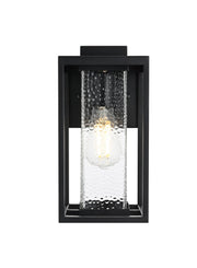 Elegant Lighting - OD307W12BK - One Light Outdoor Wall Sconce - Philip - Black