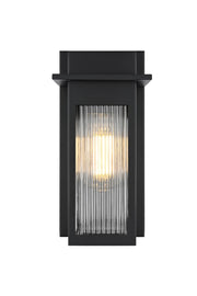 Elegant Lighting - OD364W11BK - One Light Outdoor Wall Sconce - Fletcher - Black
