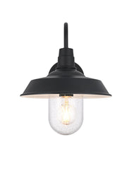 Elegant Lighting - OD415W15BK - One Light Outdoor Wall Sconce - Rayan - Black