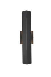 Elegant Lighting - OD505W18BK - LED Outdoor Wall Sconce - Troy - Black