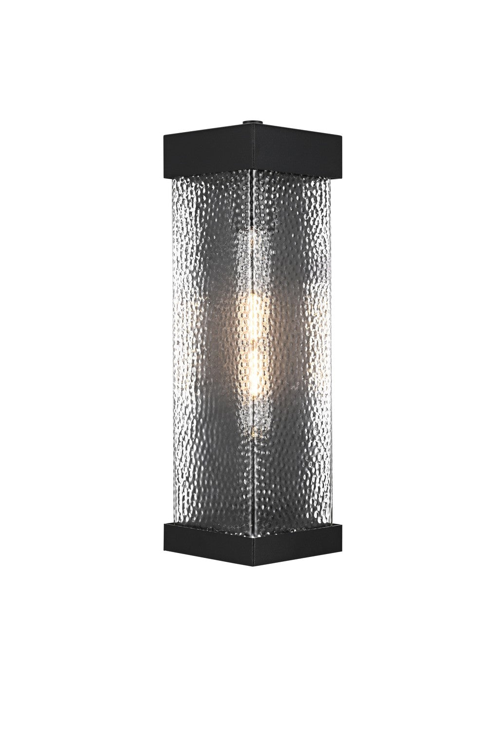 Elegant Lighting - OD370W16BK - One Light Outdoor Wall Sconce - Swain - Black
