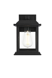Elegant Lighting - OD611W10BK - One Light Outdoor Wall Sconce - Araceli - Black and Clear