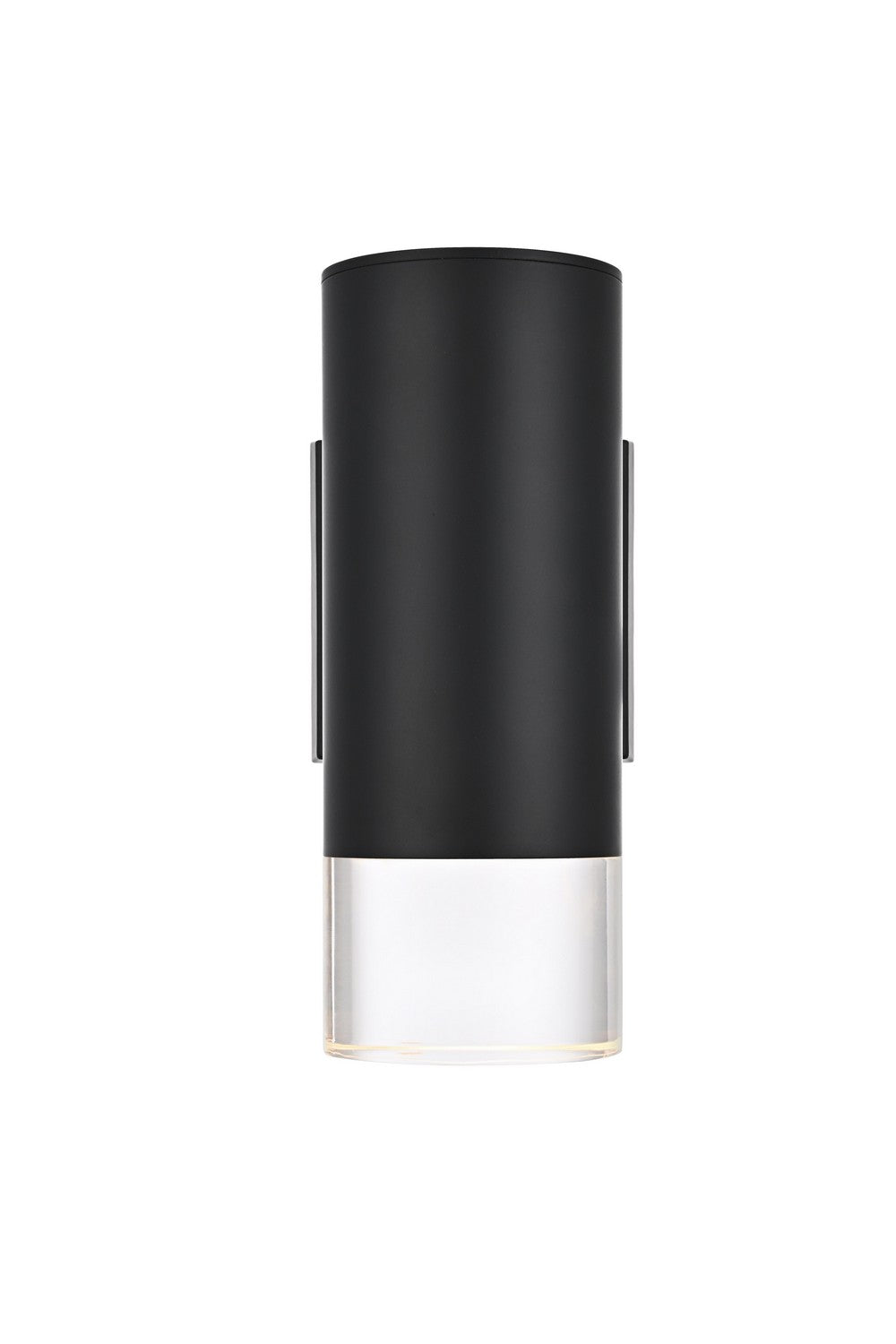 Elegant Lighting - OD810W9BK - LED Outdoor Wall Sconce - Jase - Black