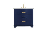 Elegant Lighting - VF10236BL - Bathroom Vanity - KNOX - Blue