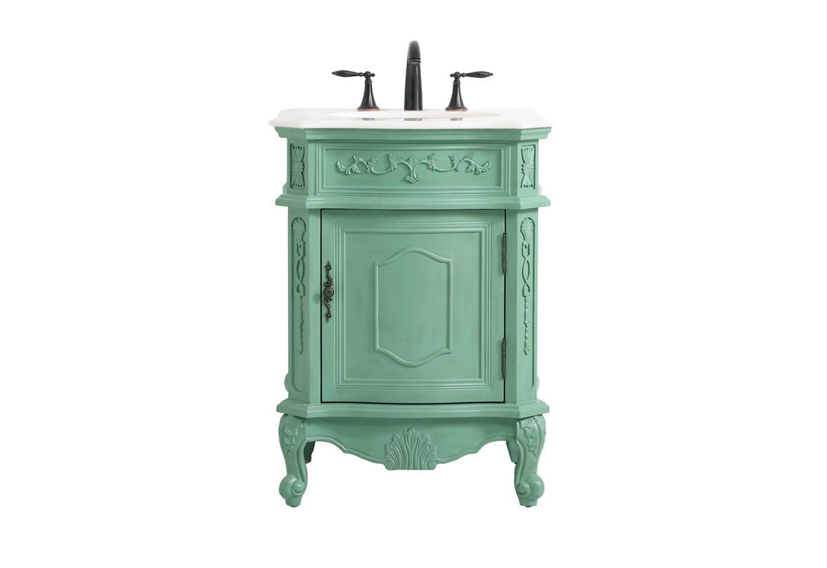 Elegant Lighting - VF-1031VM-VW - Single Bathroom Vanity - Berkshire - Vintage mint