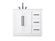 Elegant Lighting - VF29036WH - Bathroom Vanity - Chase - White