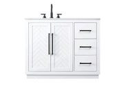 Elegant Lighting - VF29042WH - Bathroom Vanity - Chase - White