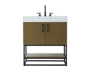 Elegant Lighting - VF29230MCB - Bathroom Vanity - Caroline - Chestnut Brown