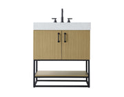 Elegant Lighting - VF29230MHB - Bathroom Vanity - Caroline - Honey Brown