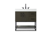 Elegant Lighting - VF29232MMB - Bathroom Vanity - Caroline - Mocha Brown