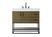 Elegant Lighting - VF29236MCB - Bathroom Vanity - Caroline - Chestnut Brown