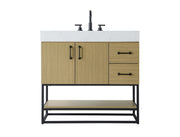 Elegant Lighting - VF29236MHB - Bathroom Vanity - Caroline - Honey Brown