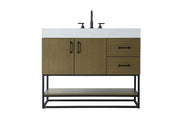 Elegant Lighting - VF29242MCB - Bathroom Vanity - Caroline - Chestnut Brown