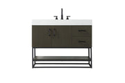 Elegant Lighting - VF29242MMB - Bathroom Vanity - Caroline - Mocha Brown