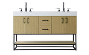 Elegant Lighting - VF29254DMHB - Bathroom Vanity - Caroline - Honey Brown