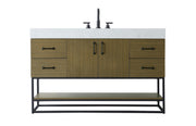 Elegant Lighting - VF29254MCB - Bathroom Vanity - Caroline - Chestnut Brown
