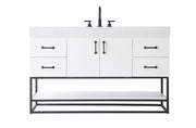 Elegant Lighting - VF29254WH - Bathroom Vanity - Caroline - White