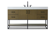 Elegant Lighting - VF29260MCB - Bathroom Vanity - Caroline - Chestnut Brown