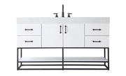 Elegant Lighting - VF29260WH - Bathroom Vanity - Caroline - White