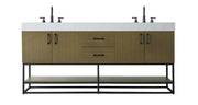 Elegant Lighting - VF29272DMCB - Bathroom Vanity - Caroline - Chestnut Brown